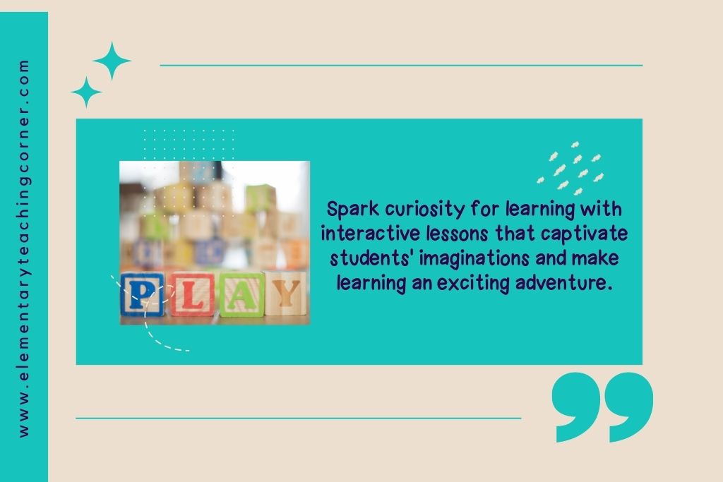 Sparking curiosity for learning to make learning an exciting adventure is one of our best teaching learning practices. 